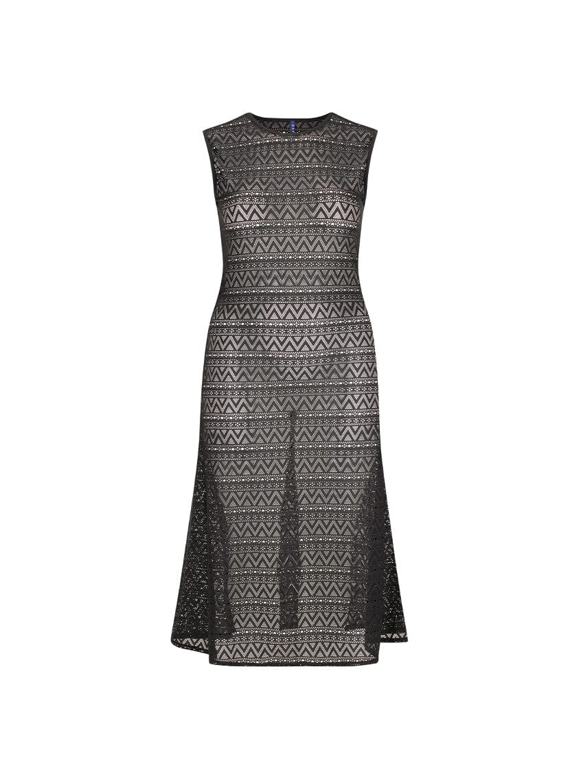 Black Maxi Mesh Dress