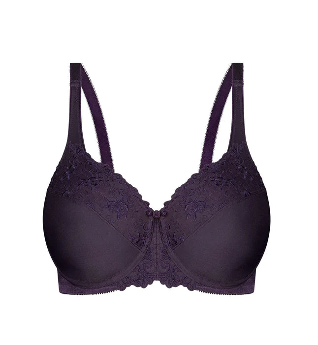 Triumph coloured Embroidered  Minimiser Bra