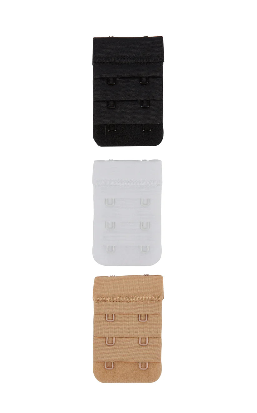 Bra Extender 3 Pk Multi Colour