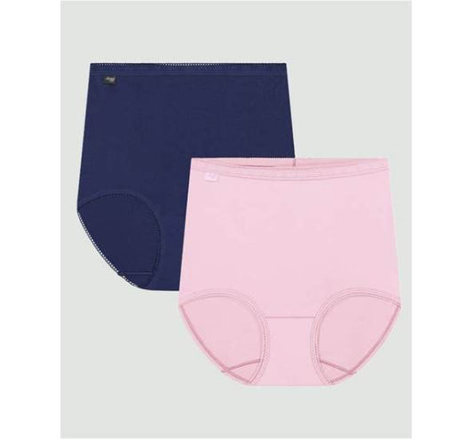 Sloggi Maxi 2 Pack in Pink/Purple