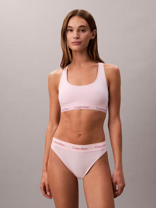 Icon Cotton Modal Unlined Bralette in Potpurri