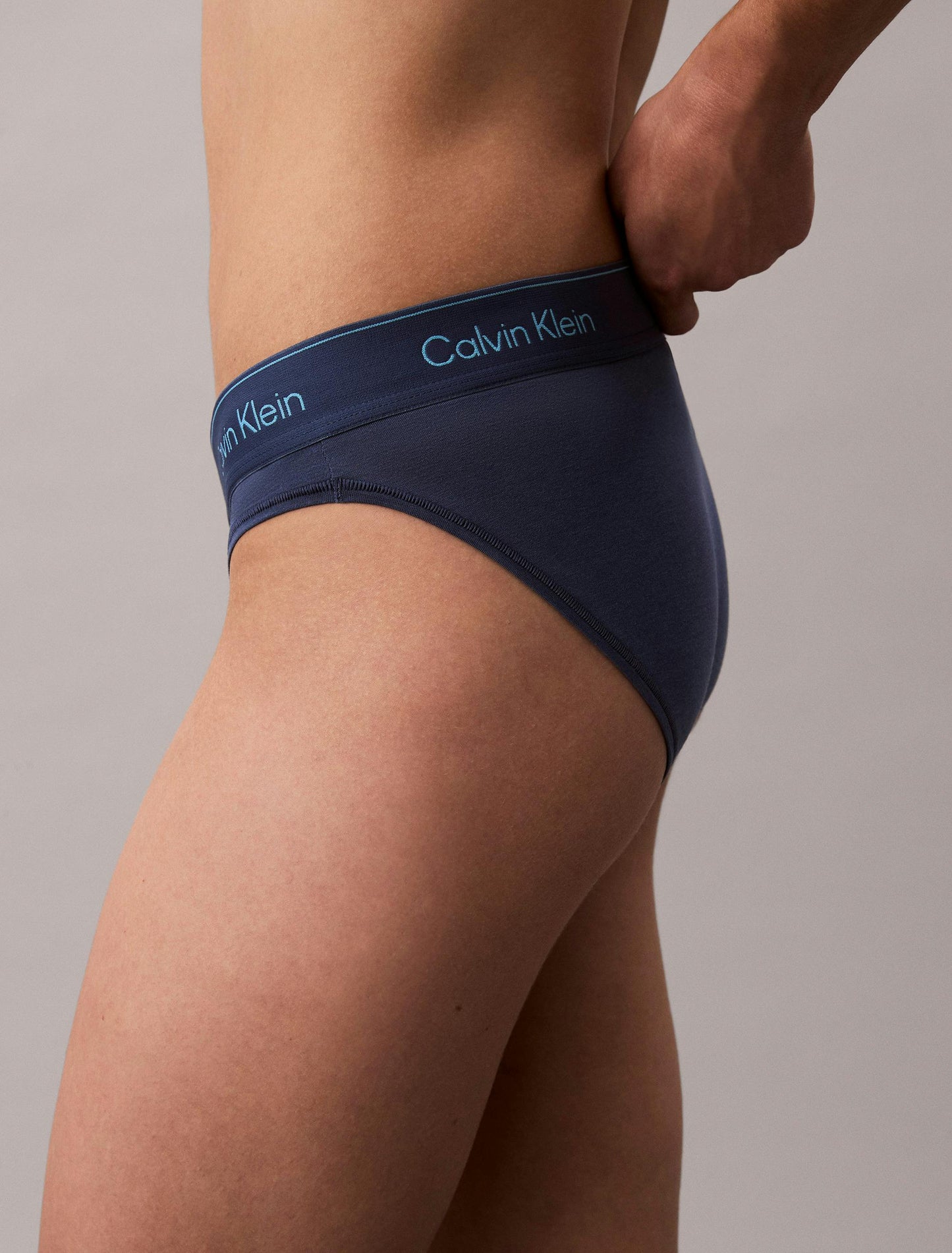 Icon Cotton Modal Bikini Brief in Dark Denim