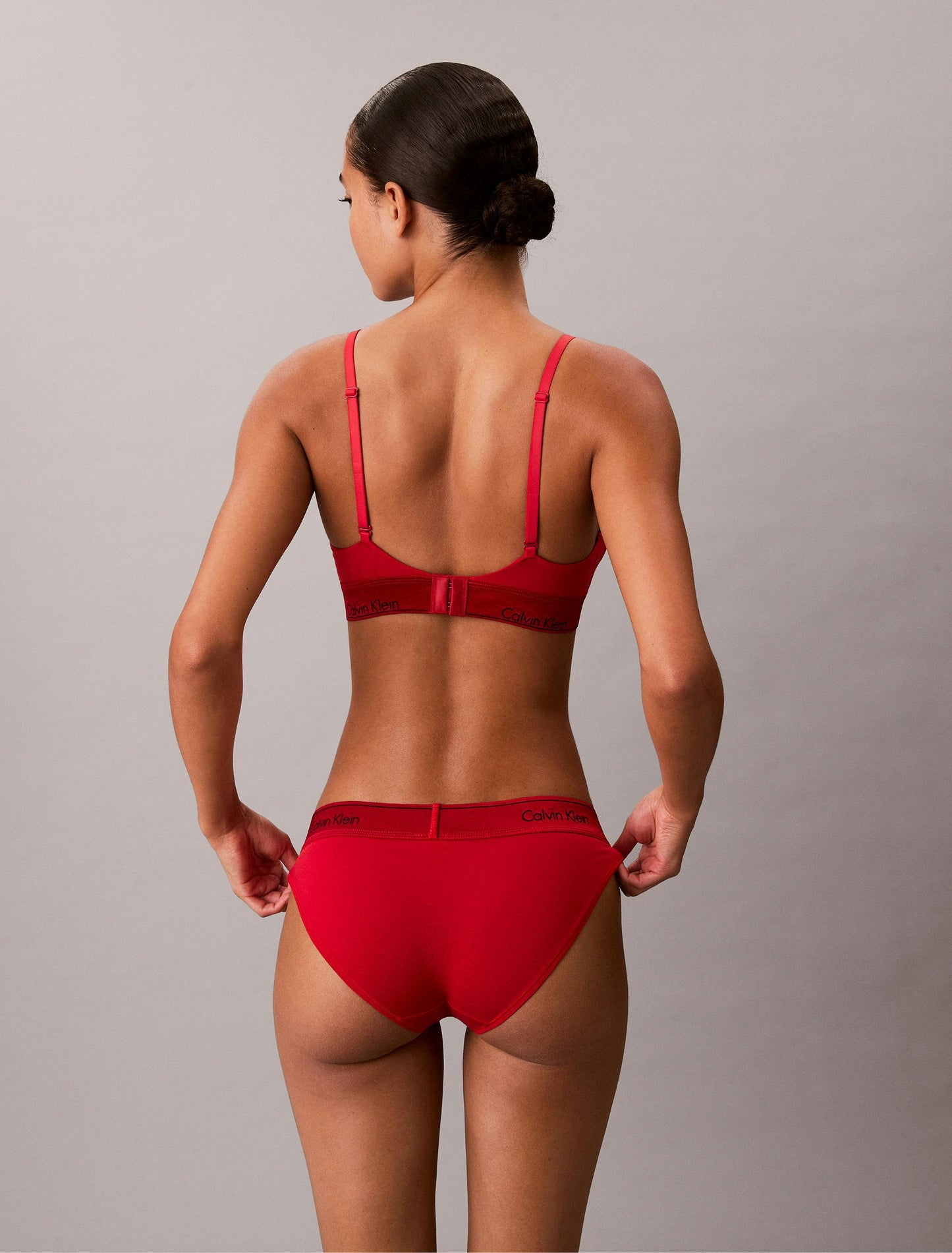 Icon Cotton Modal Limited Edition Lightly Lined Triangle Bralette in Adrenaline Rush