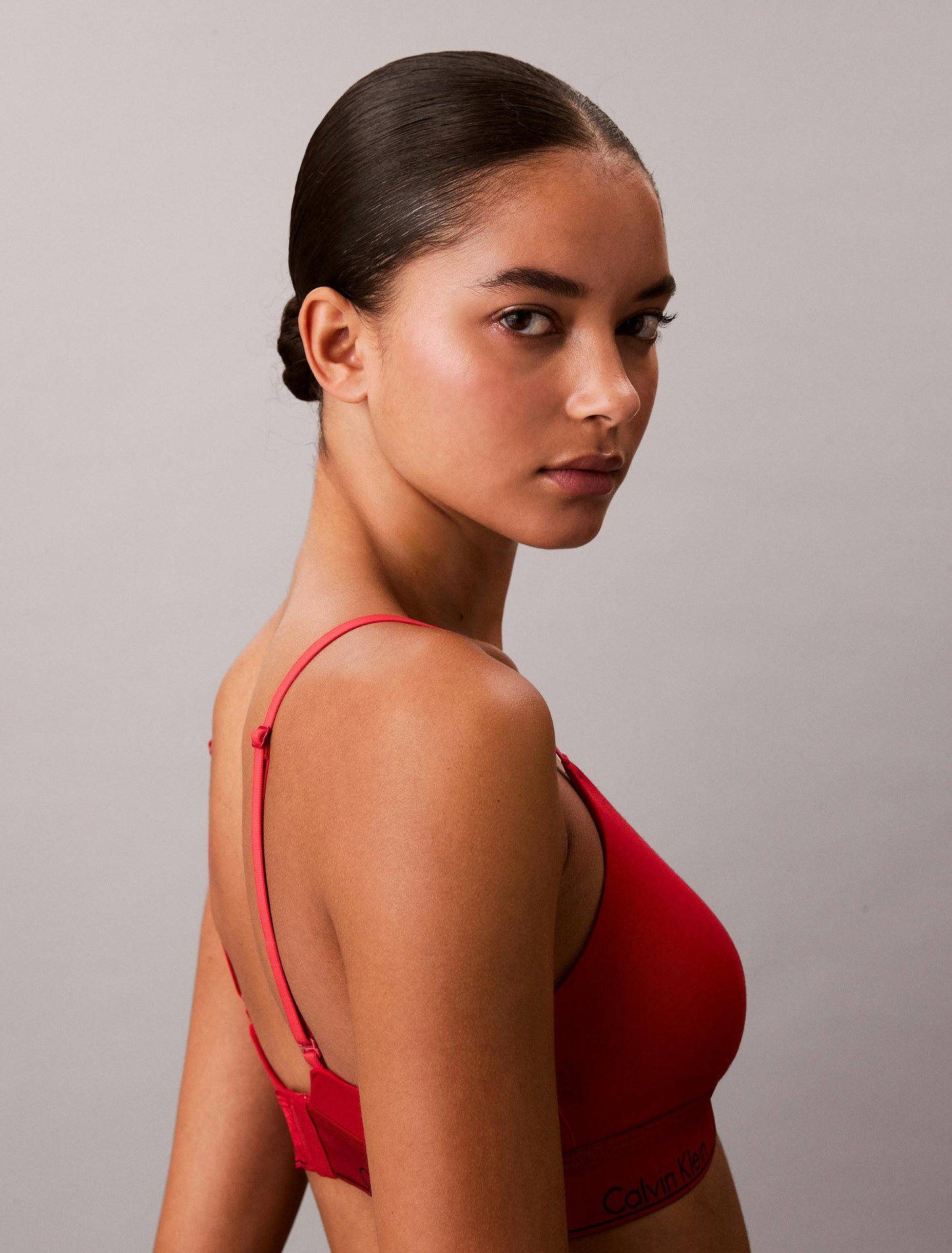 Icon Cotton Modal Limited Edition Lightly Lined Triangle Bralette in Adrenaline Rush