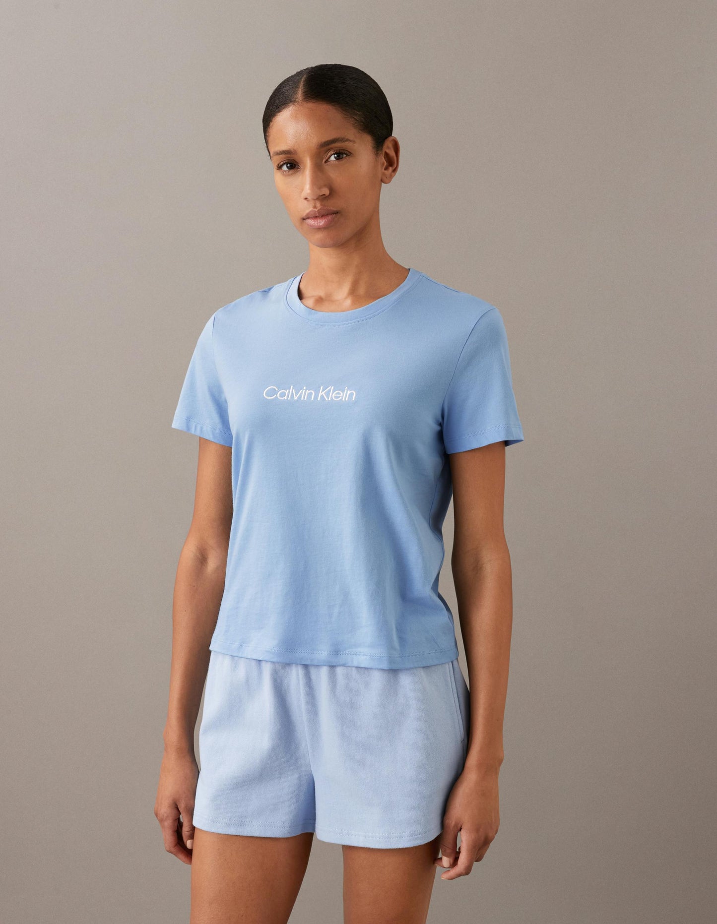 Cotton Lounge T-Shirt in Frozen Fjord