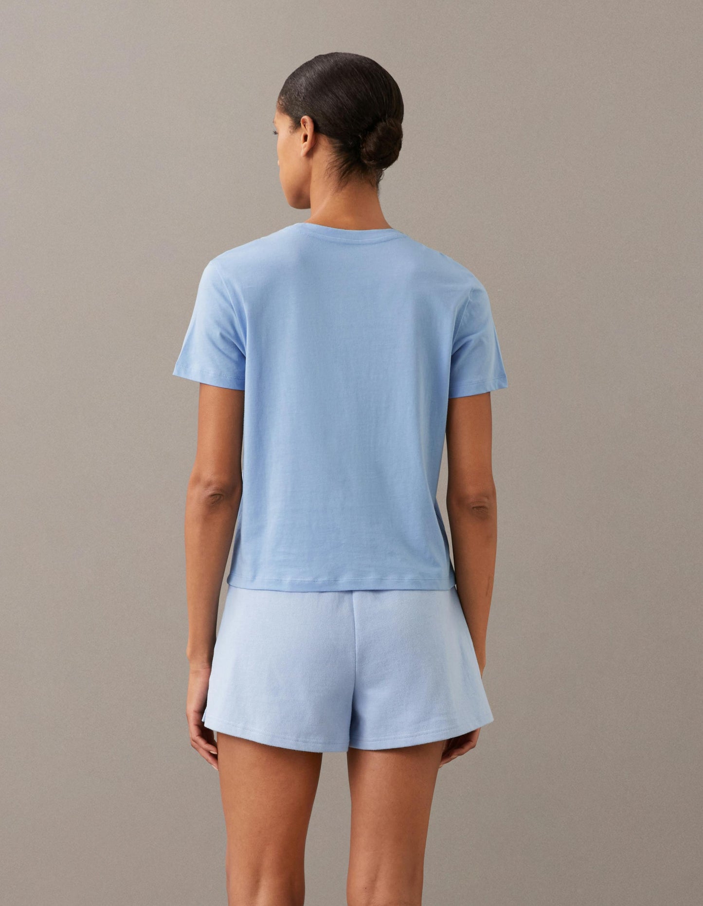 Cotton Lounge T-Shirt in Frozen Fjord