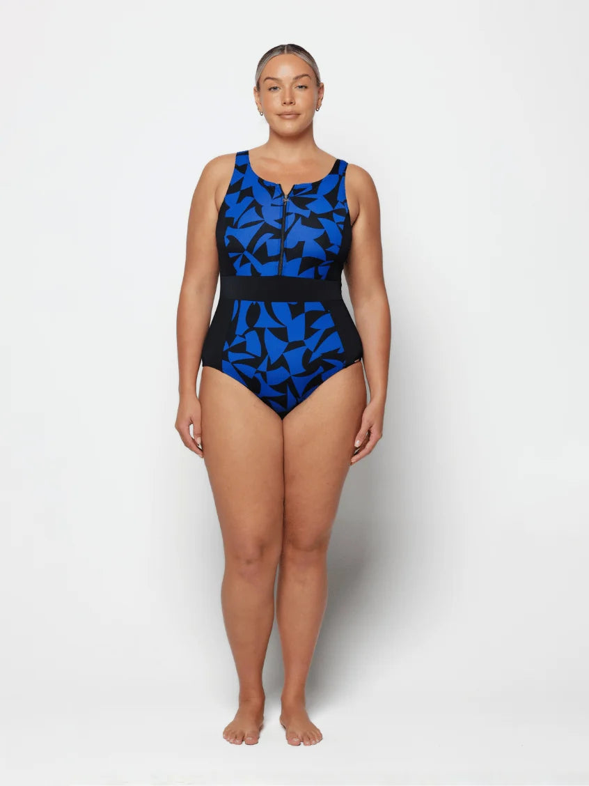 Regatta Chlorine Resistant Sleeveless Zip Up One Piece
