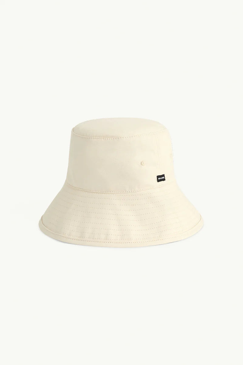 Canvas Bucket Hat in Ivory