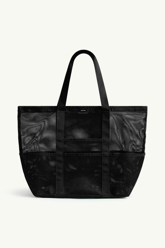 Mesh Tote Bag in Black