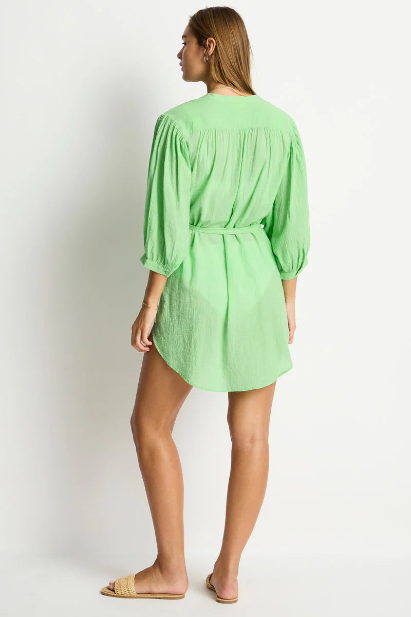 Salt Boho Shirt in Matcha Salt