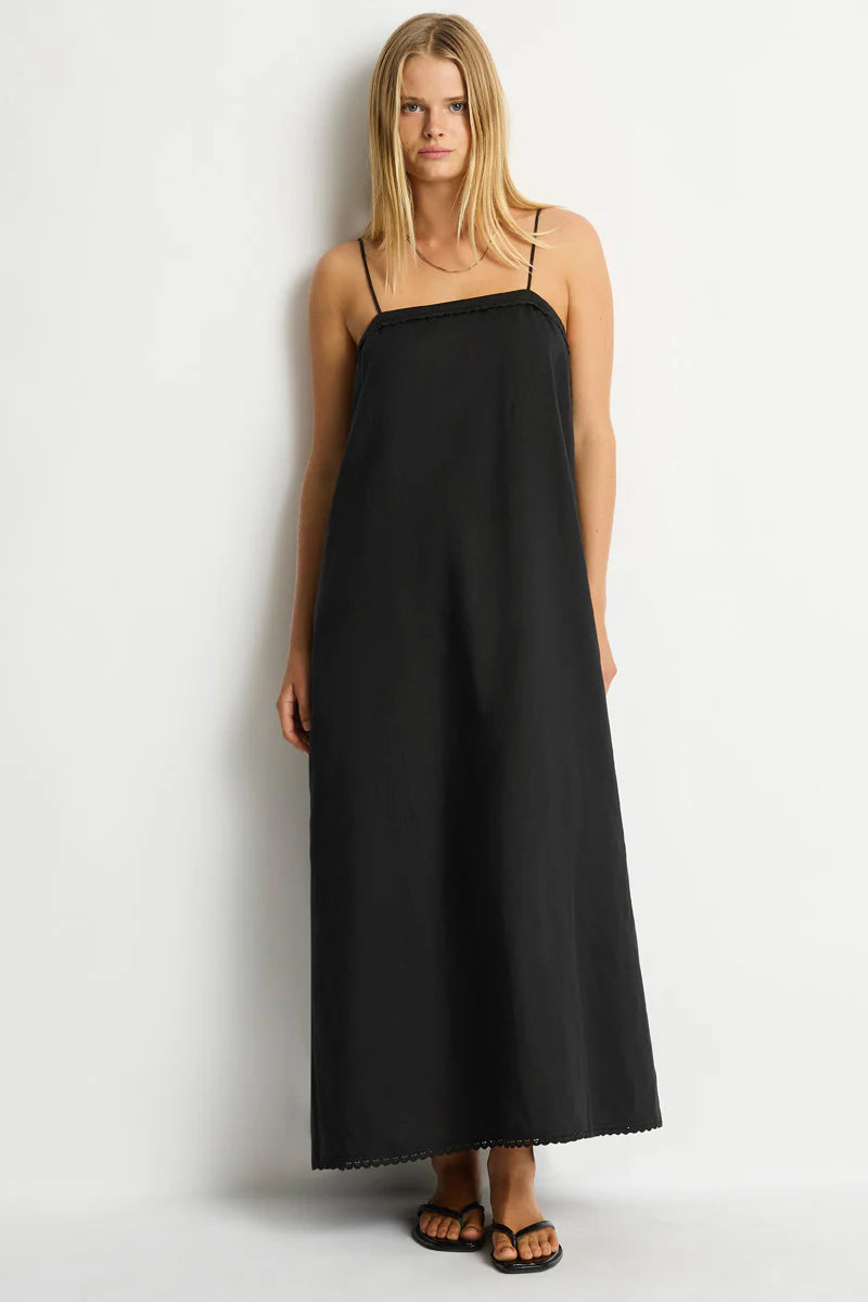 Shore Linen Panelled Shift Cami Top