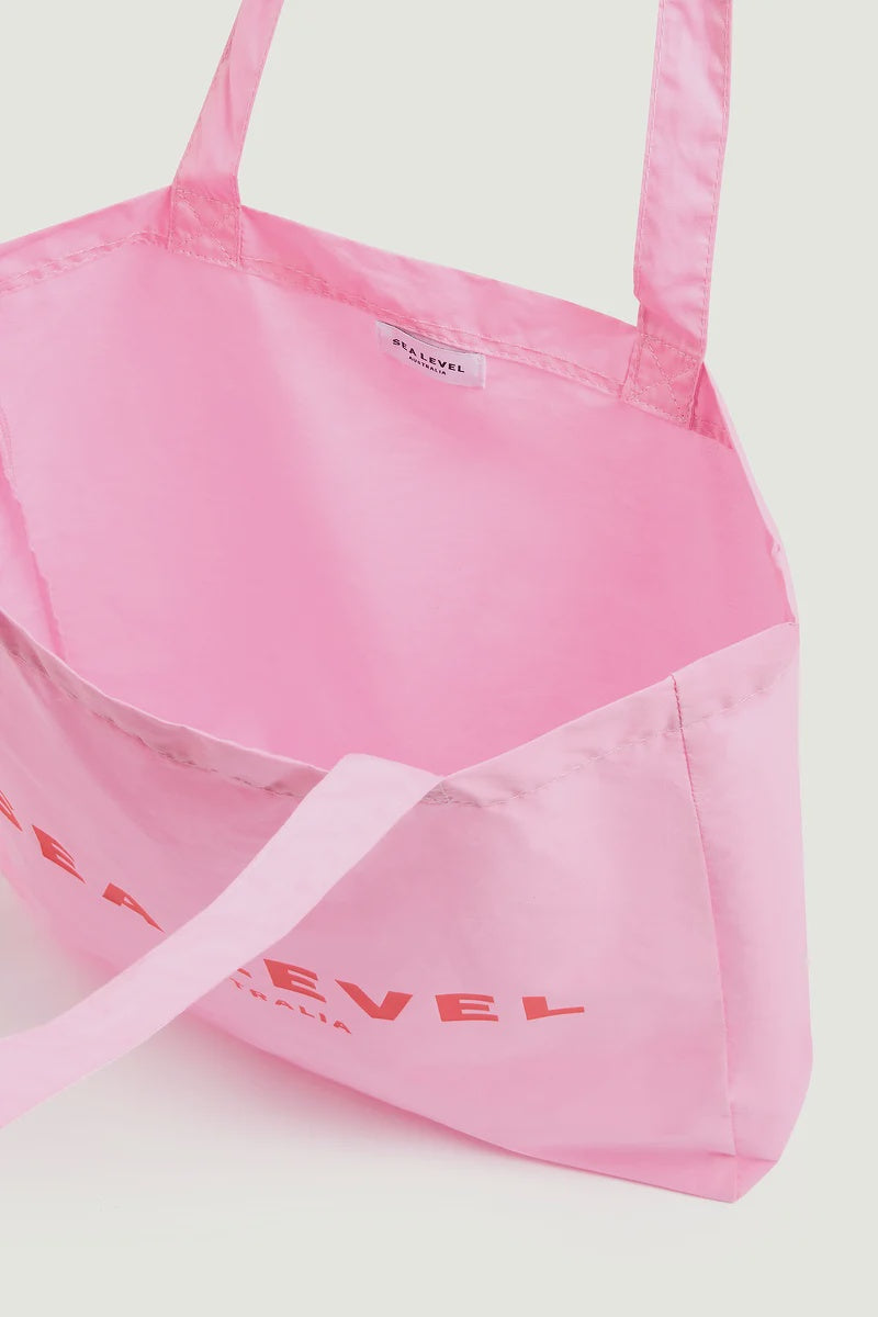 Logo Cotton Beach Tote