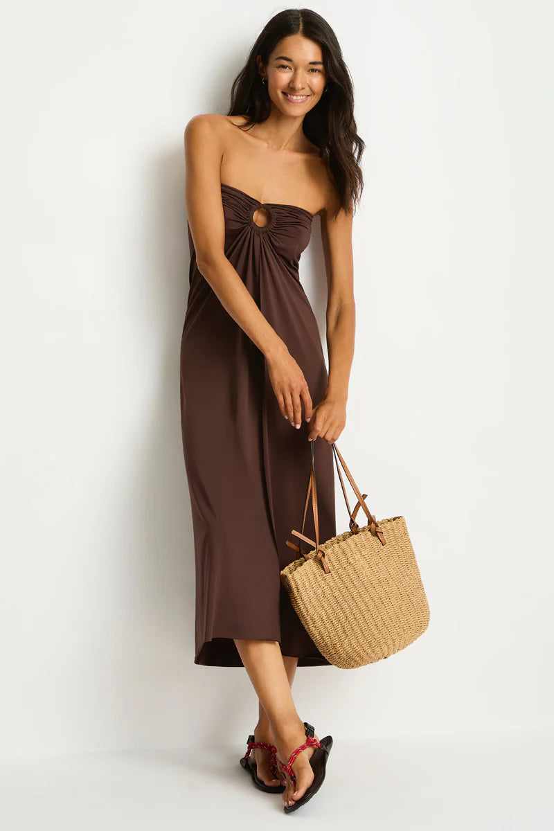 Mythos Ring Cover Up Skirt in Mythos Cocoa