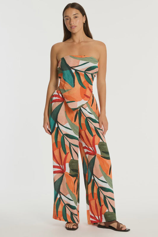 Tropaluxe Scarf Crop Top: Limited Edition