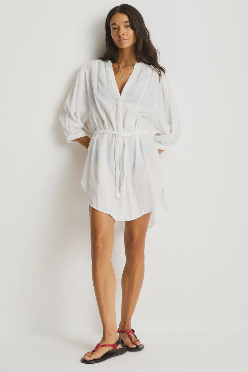 Salt Boho Shirt in Limited Edition White