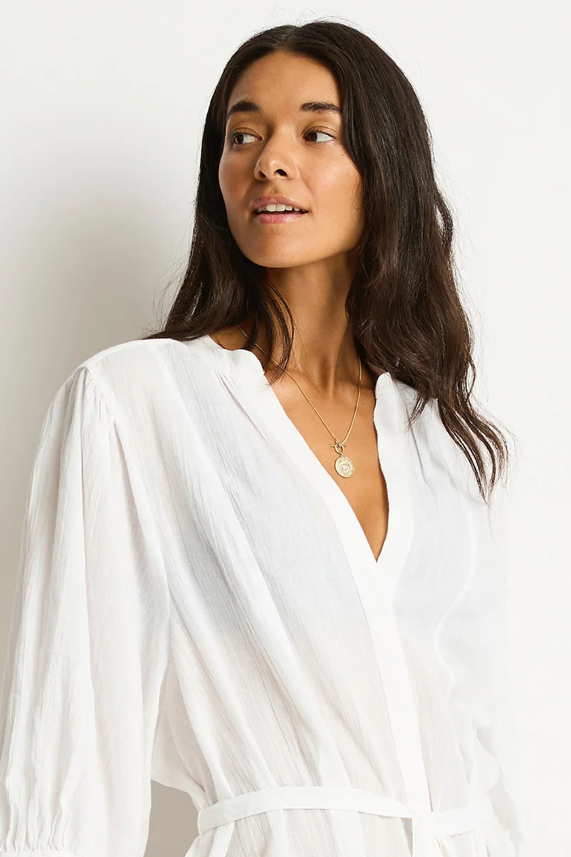 Salt Boho Shirt in Limited Edition White
