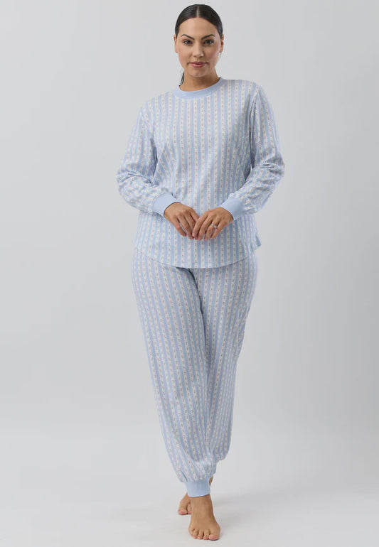 SCHRANK  ROSE STRIPE SKI PJ SET - SK102R5