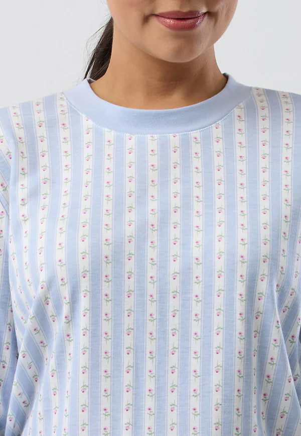 SCHRANK  ROSE STRIPE SKI PJ SET - SK102R5