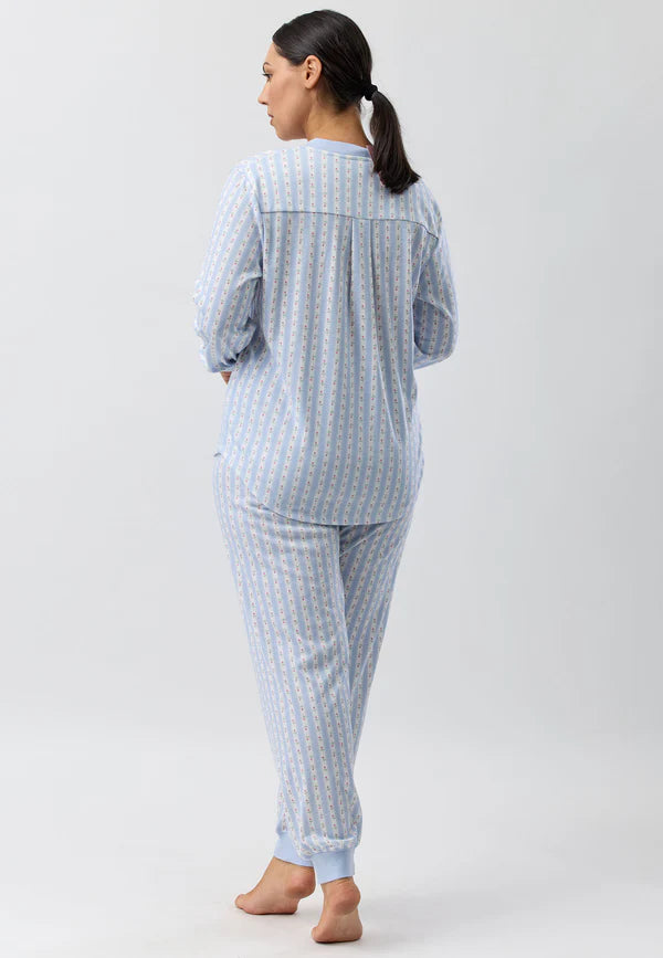 SCHRANK  ROSE STRIPE SKI PJ SET - SK102R5