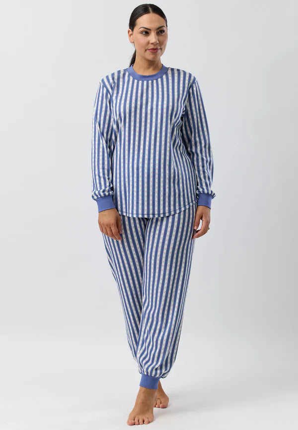 SCHRANK  ROSE STRIPE SKI PJ SET - SK102R5