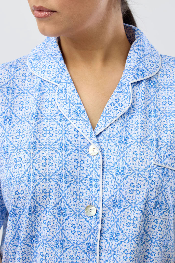 Baroque 3/4 PJ Set in Indigo