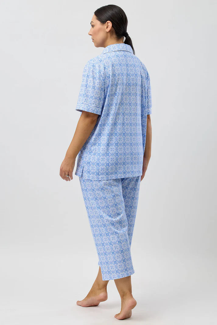 Baroque 3/4 PJ Set in Indigo