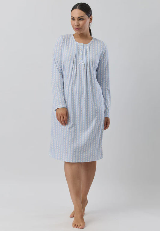 SCHRANK  ROSE STRIPE NIGHTIE - SK203R5