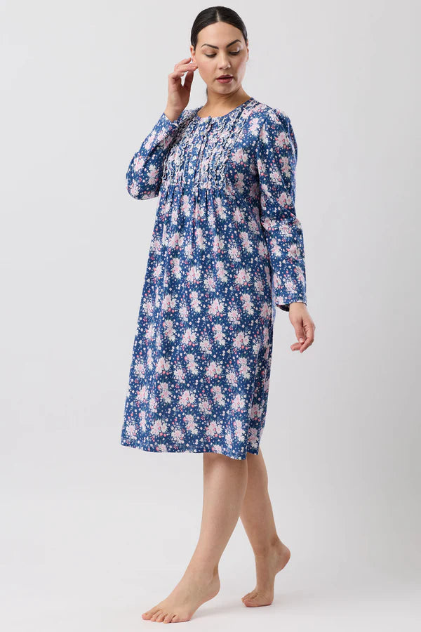 BOUQUET RUFFLE NIGHTIE