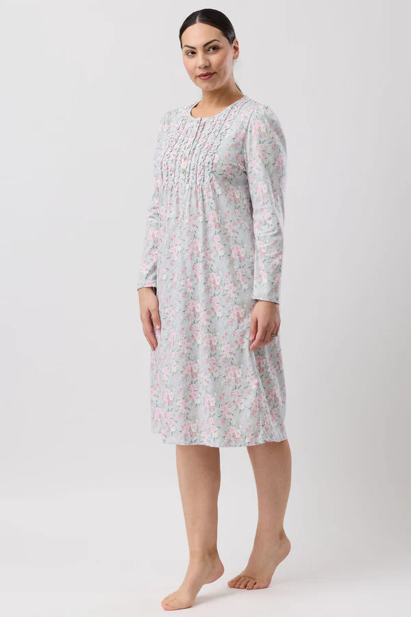 BOUQUET RUFFLE NIGHTIE