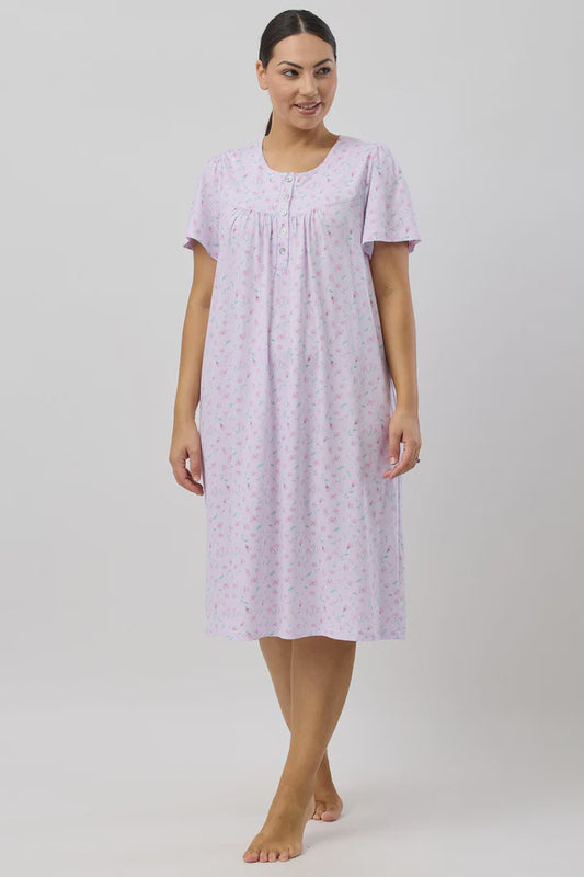 Peony Nightie in Pink