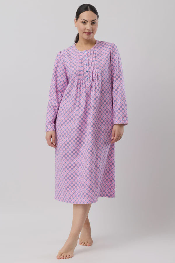 LATTICE NIGHTIE