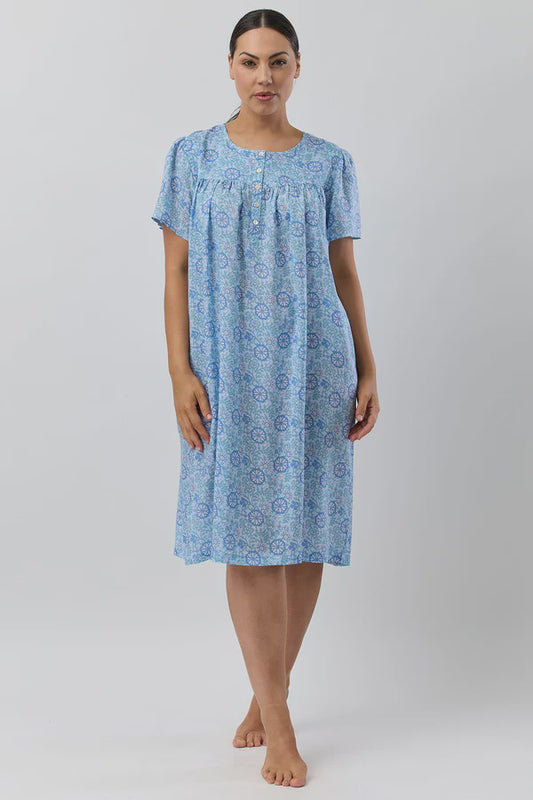 Boho Nightie in Sky