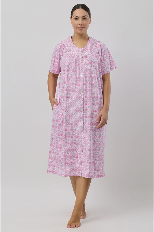 Baroque Brunch Coat in Rose