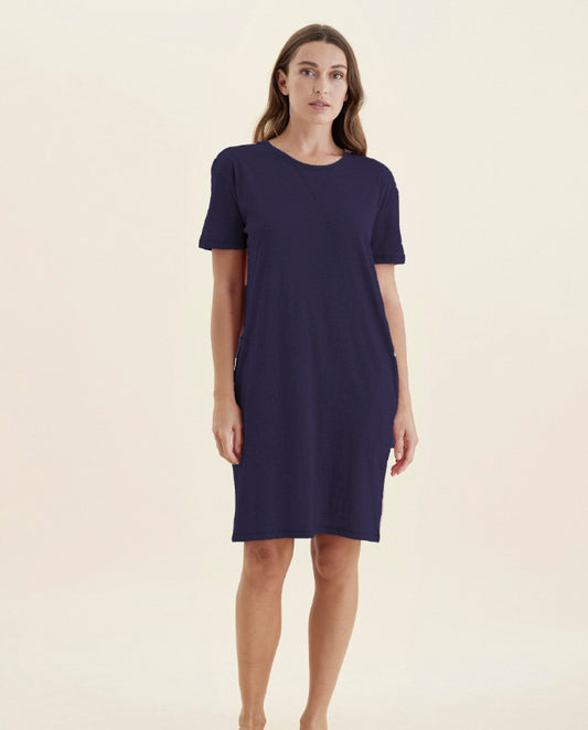 Jada Organic Cotton Knit Midi Nightie