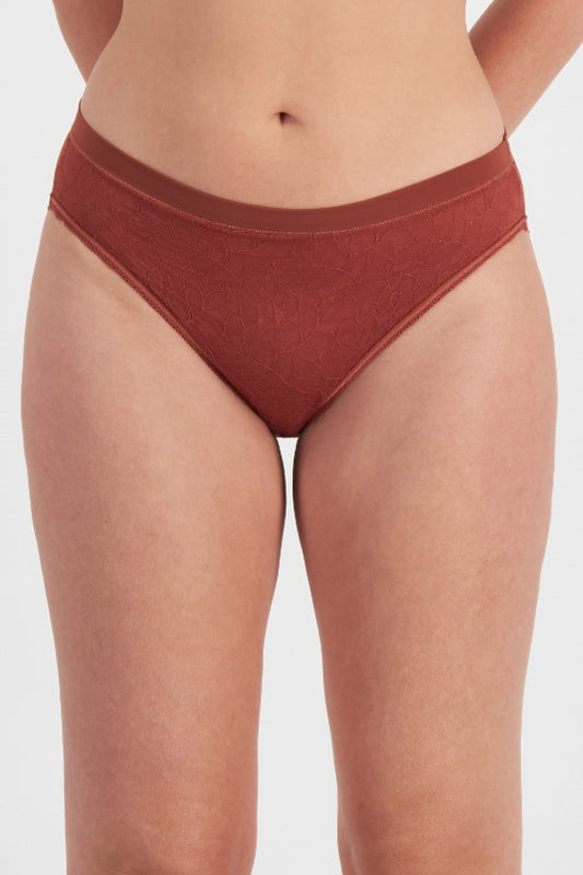 Barely There Lace Bikini in Archie Rose
