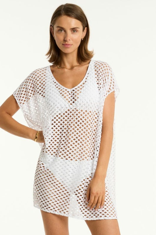 Castaway Kaftan in White