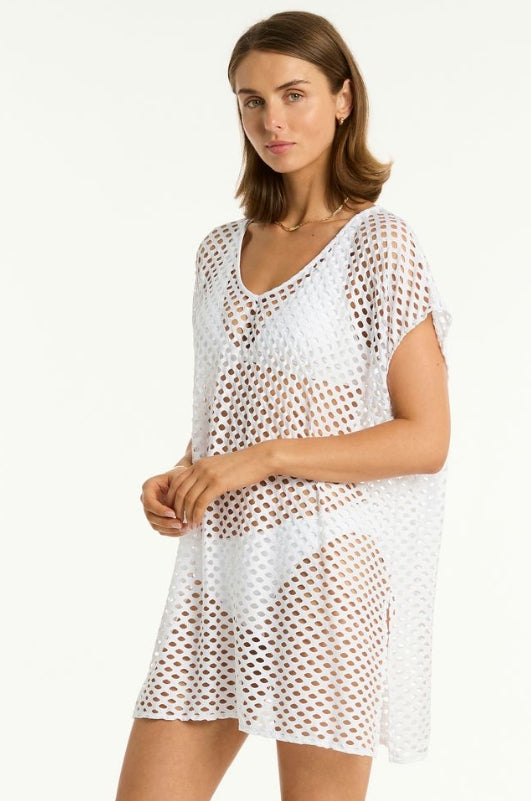 Castaway Kaftan in White