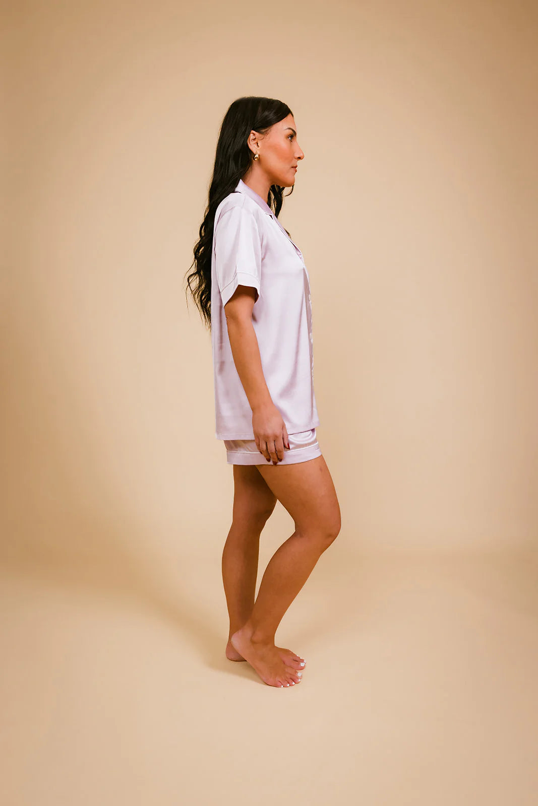 Lilac Shortie Pj Set