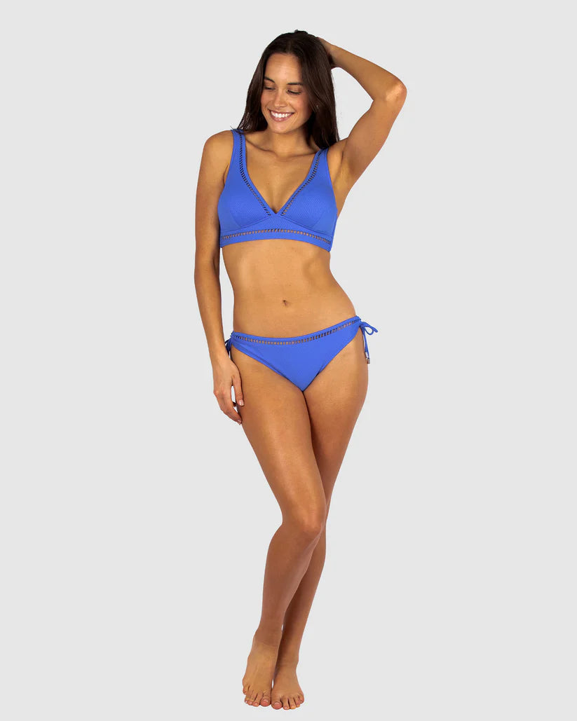 Rococco D/DD Cup Longline Bikini Bra Top in Electric