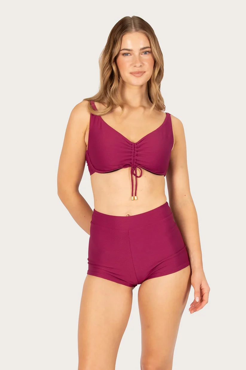 Rococco High Waist Boyleg Bikini Bottom