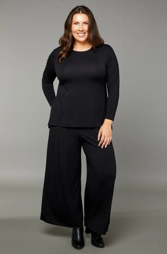 Swing long sleeve top