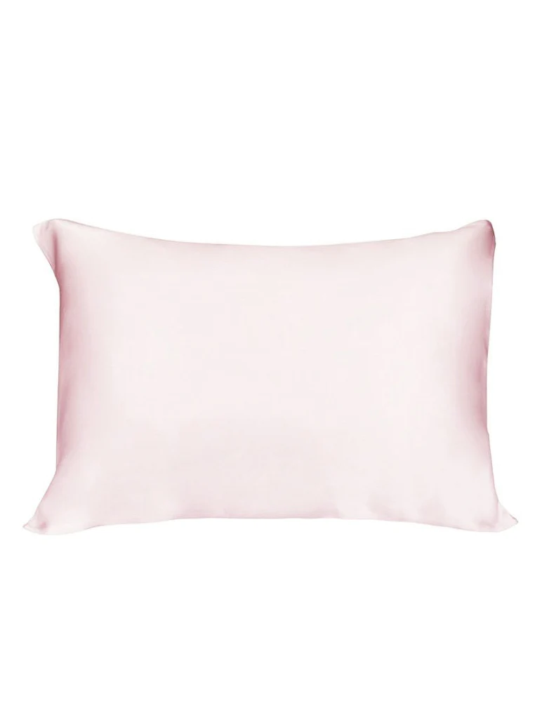 Audrey Boxed Washable Silk Pillow Slip in Pink