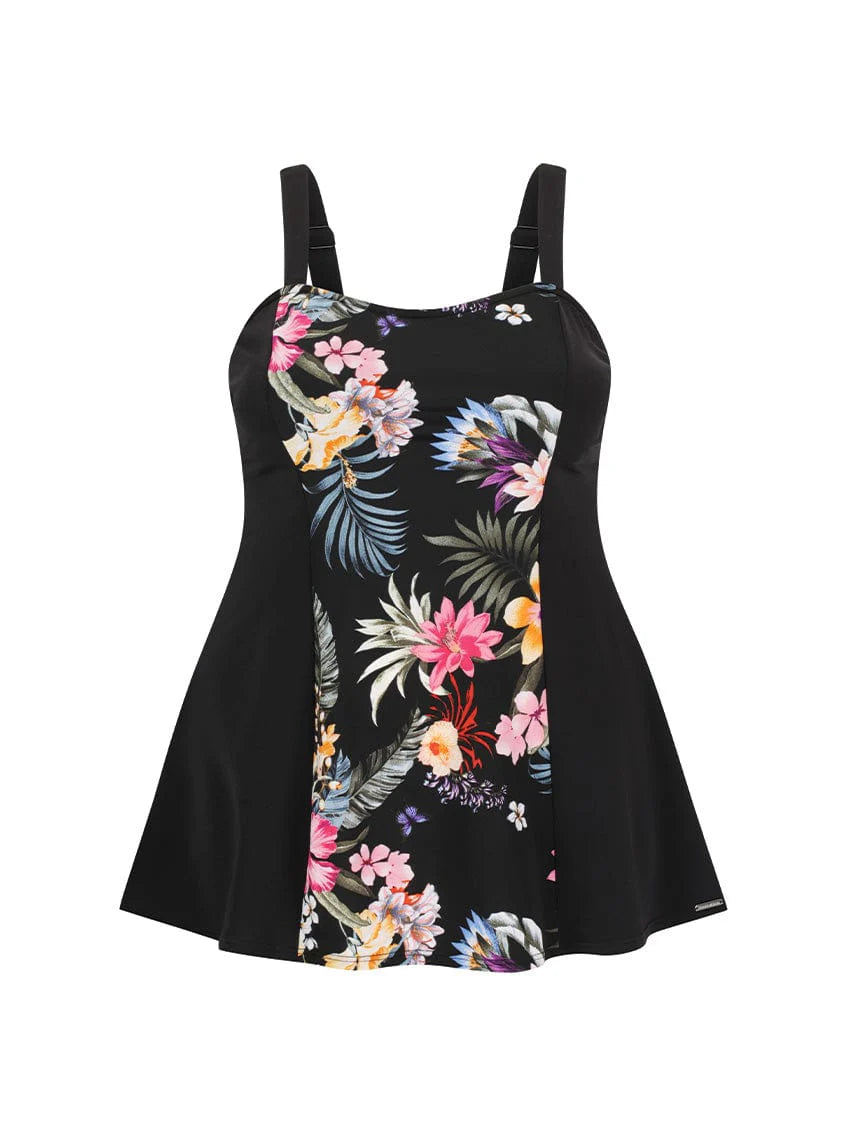 Carnival Chlorine Resistant Wide Strap Swim Dress