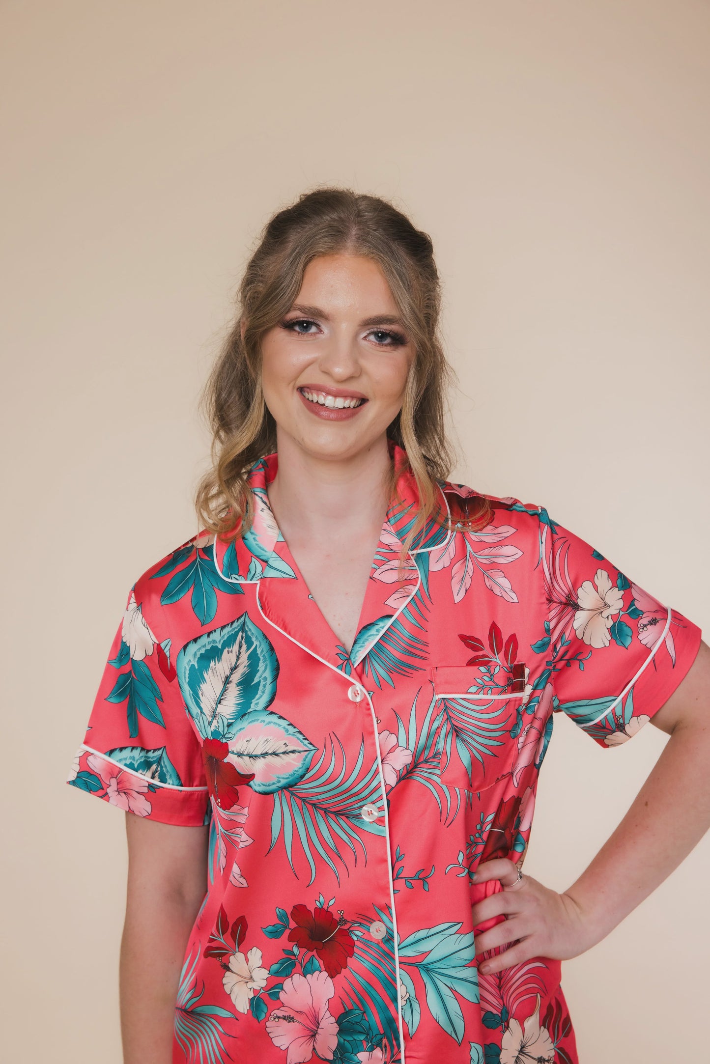 Hibiscus Dreams | Shortie PJs Set