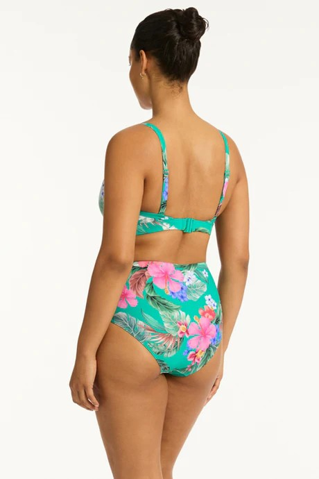 Pacifico High Waist Gathered Side Pant
