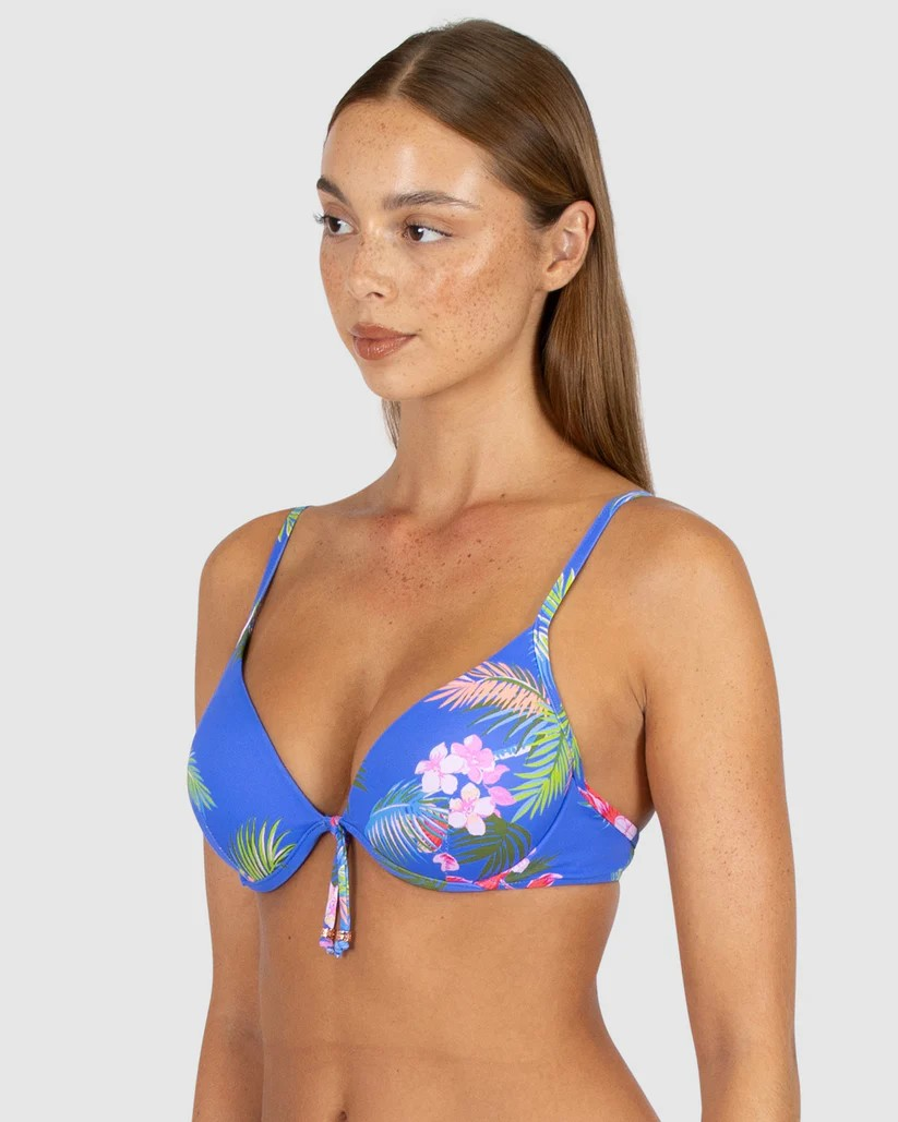 Amalfi Electric Booster Bra Bikini Top