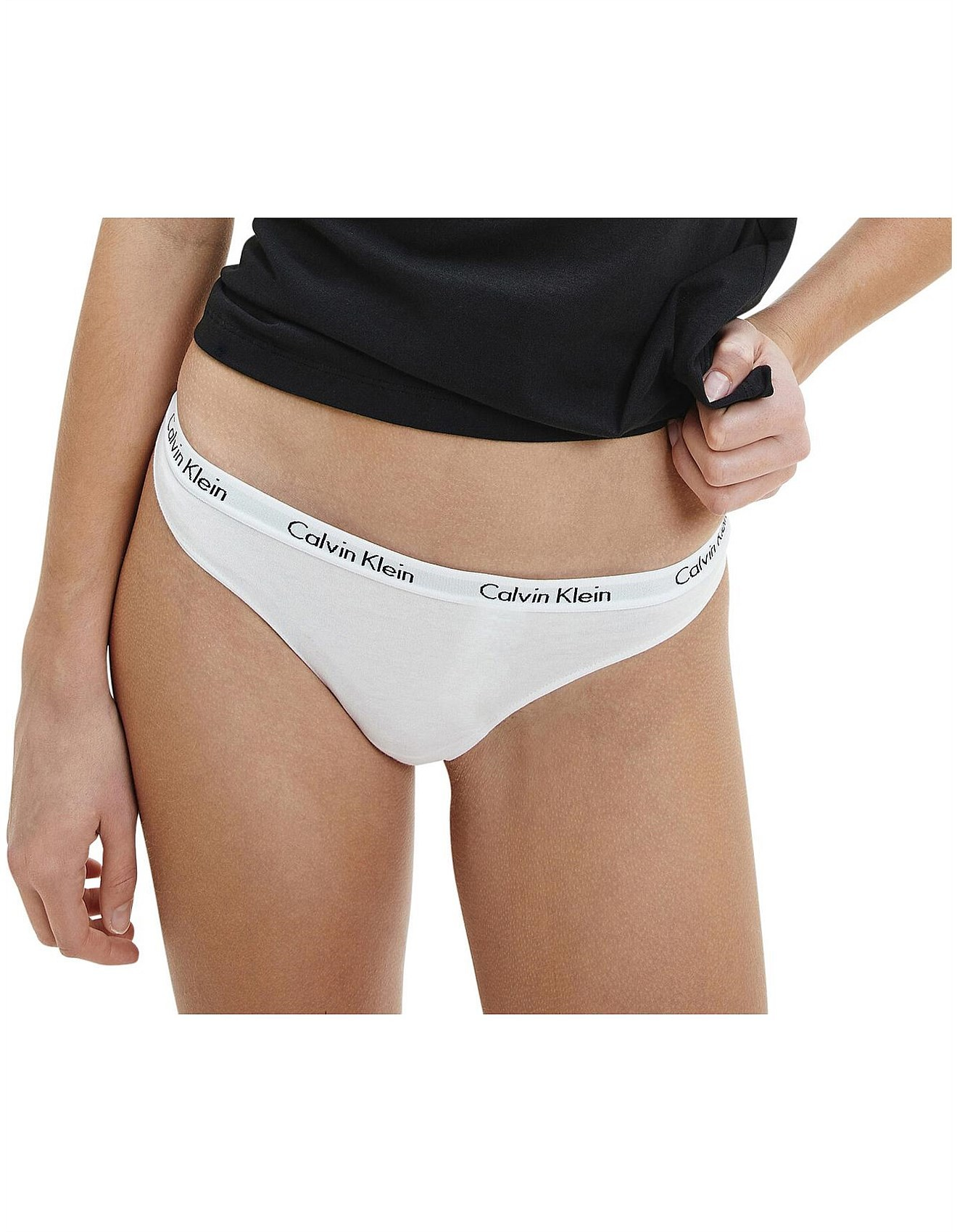Modern Logo 3 Pack Thongs Blk/Wht/Gry