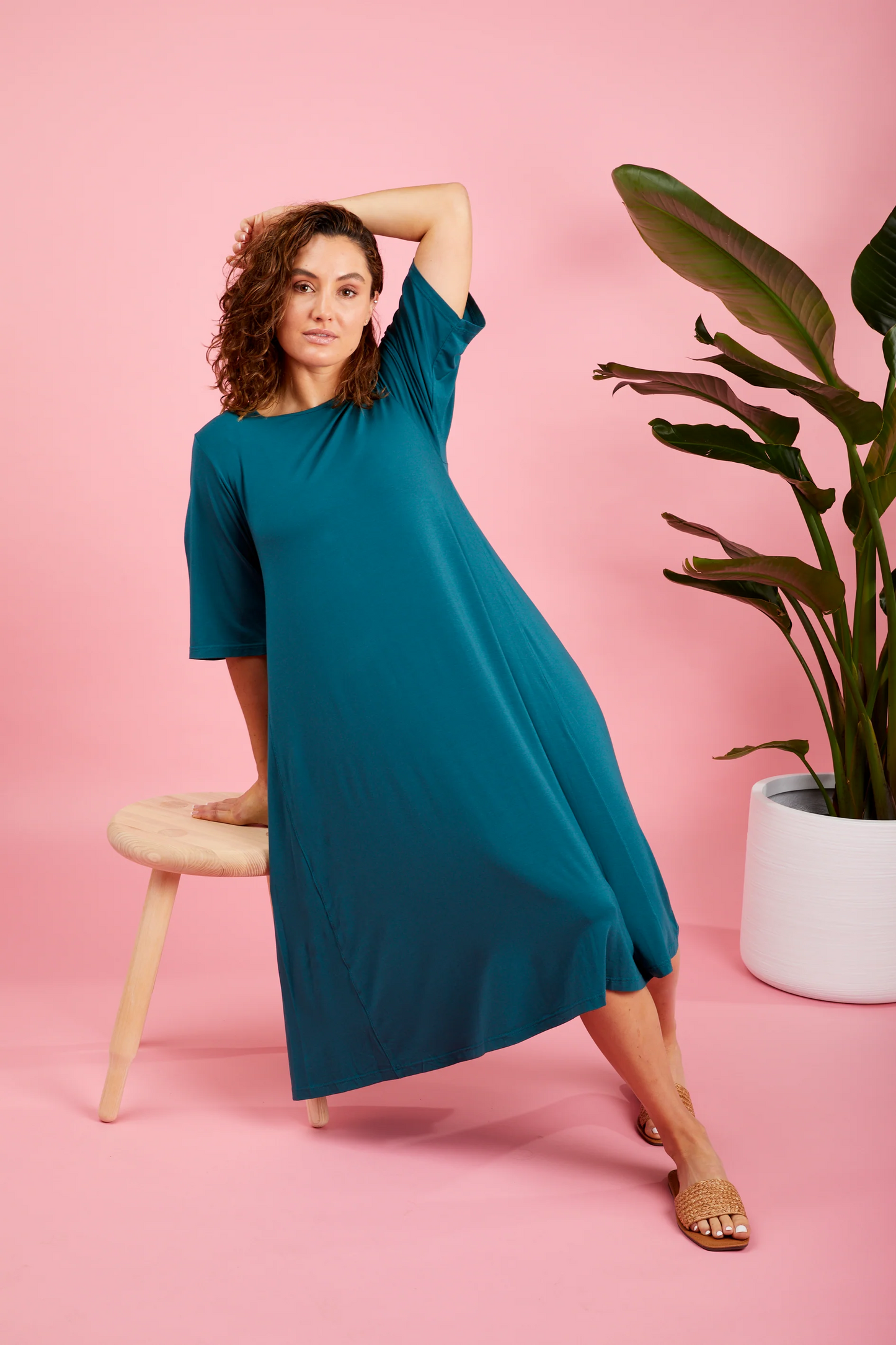Atlantic Nina Spliced Dress
