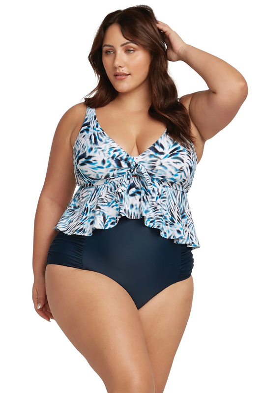 Hues Botticelli Swim Pant in Navy