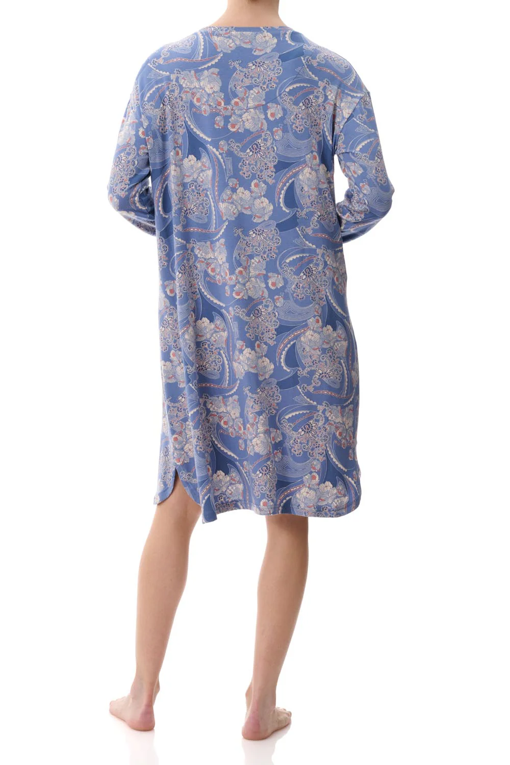 Dana Short Nightie  with Shirred Sleeve